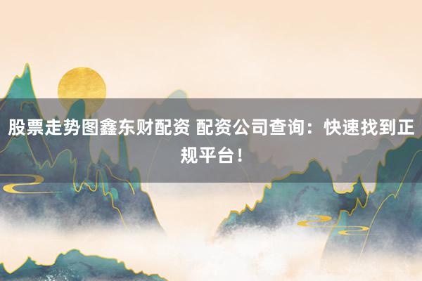 股票走势图鑫东财配资 配资公司查询：快速找到正规平台！