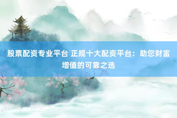 股票配资专业平台 正规十大配资平台：助您财富增值的可靠之选